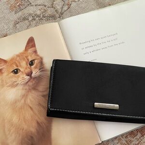 Giorgio Armani bi-fold cloth wallet